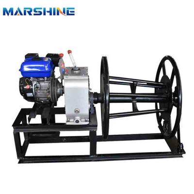 China Gasoline Engine Wire Rope Take Up Pulling Winch For Railway Construction for sale