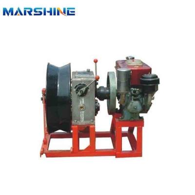 China Professional And Diesel Engine Powered Cable Pulling Winch Machine for sale