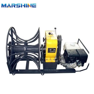 China 2 ton ondergrondse draad kabel opnemen machine winch met benzine motor Te koop