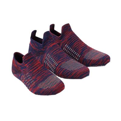 China Wholesale Comfortable Semi Finished Fly Knit Sneaker Upper Material Parts Fly Knit Sport Shoe Knitted Socks Upper Shoe for sale