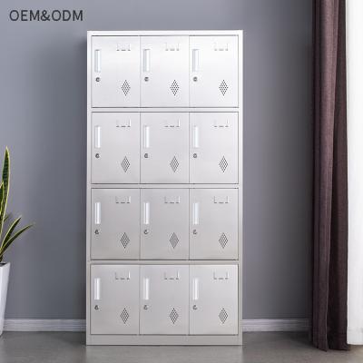 China Modern Gym Closet School Office Cupboard Locker Cabinet Steel Metal Staff Wardrobe Storage Worker Lockers for sale