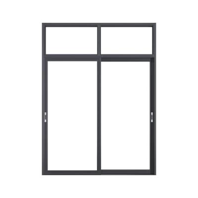 China Huge Aluminum Alloy Aluminum Alloy Double Tempered Glass Windows Heat Insulation Doors Sliding Doors for sale