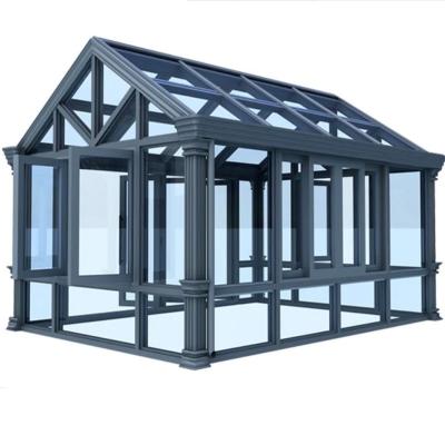 China Wholesale Modern House Solarium Soundproof Energy Saving Balcony Aluminum Glass Solarium for sale