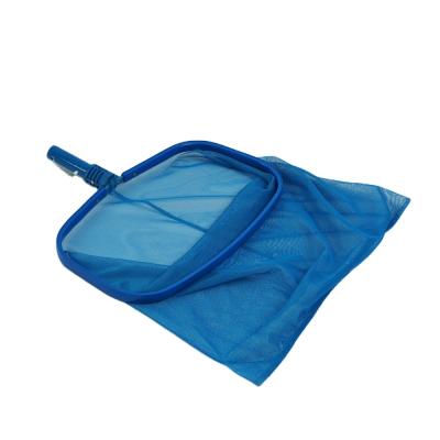 China Clean Pool Aluminum Frame and Plastic Handle Deep Rake Pool Leaf Skimmer Net for sale