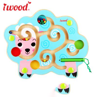 China ICTI Environmental Magnetic Maze Toy Factory Wholesale Baby Wooden Toys for sale