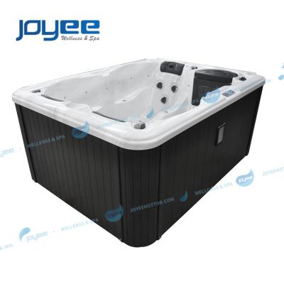 China High Quality 3 Modern People Manufacturer JOYEE Outdoor Hottub Spa Massage And Hot Tub Outdoor Bathtub Whirlpools for sale