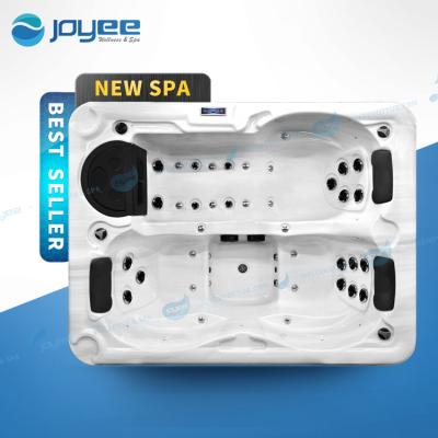 China JOYEE 3 Modern People Massage Spa American Acrylic Outdoor Tub And Jaccusy Hottub Outdoor Function With 43 Jets for sale