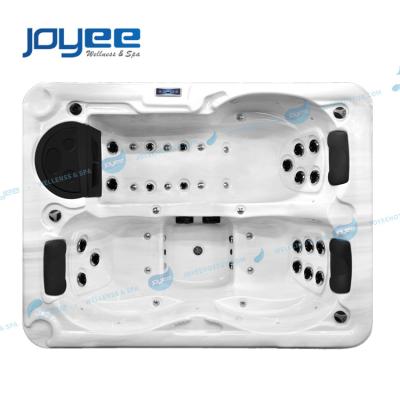 China JOYEE Spa Modern Simplicity 3 Function Outdoor Spa People Hot Tub and Freestanding Outdoor Whirlpool with 41 Jets for sale