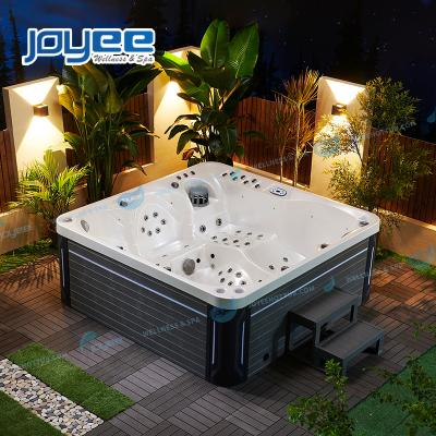 China JOYEE China Hot Tub Factory 6 Person Modern Whirlpool Bath Spa Aristech Acrylic Hot Tubs Massage Outdoor Spa Tubs for sale