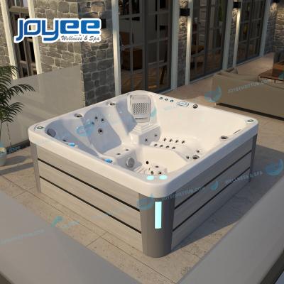 China Hot Selling Modern Hot Sale Garden Spa JOYEE Balboa Hot Tub Outdoor Acrylic Whirlpool Bath Tubs Hydraulic Tubs For Family 6 People for sale