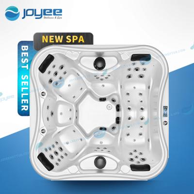 China JOYEE China Hot Tub New Design 7 Person Spa Hottub Modern Luxury Outdoor Whirlpool Massage With Balboa System for sale