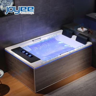 China JOYEE Indoor Smart Tub Three Side Hydromassage 2 Person Bathtub Large Size Jet Whirlpool Spa Bathtubs For Hotel Project for sale