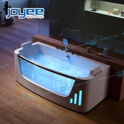 China JOYEE 1700mm Skirted Bathtub Acrylic Indoor Spa Tub Three Side Whirlpool Music Music Massage Hot Tub With Smart Control for sale