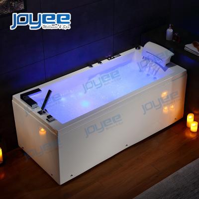 China JOYEE Double Side Skirt (Straight Skirt) Quality Bathtub Air Bubble Massage Hot Tubs Indoor Acrylic Bathtub For 1 Person for sale