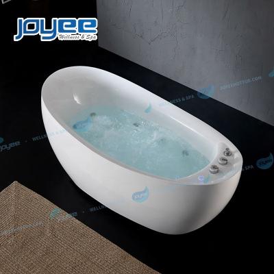 China JOYEE Computer Control Economy Indoor Bathtub Free Clear Acrylic 1 People Massage Bathtub Jetted Hot Tub for sale