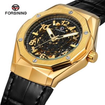 China FORSINING Power Reserve Watches Wholesale Automatic Elegance Watch Men Skeleton Observe Chinese reloj de hombre for sale