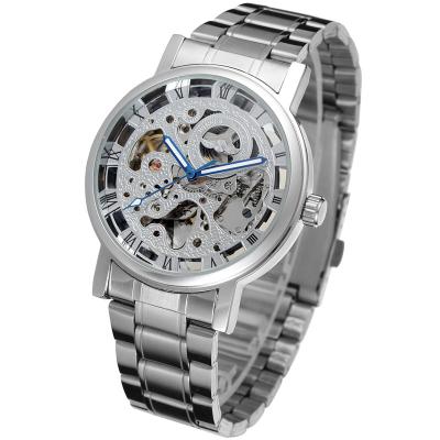 China Wholesale Fashion Skeleton Mechanical Watches T-Winner Power Reserve China Factory Brand OEM Men's Automatic Wrist Watch for sale