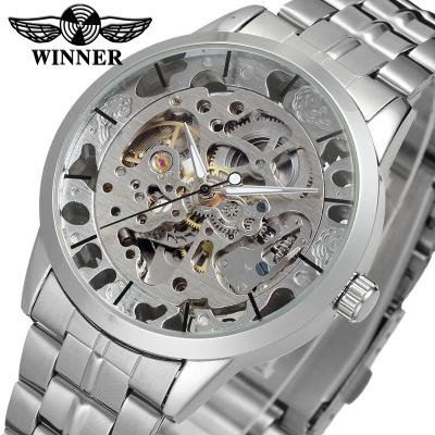 China Power Reserve 2020 Popular Mechanical Watch In UK Market Winner Fashion Style Gold Skeleton Mens Clock for sale