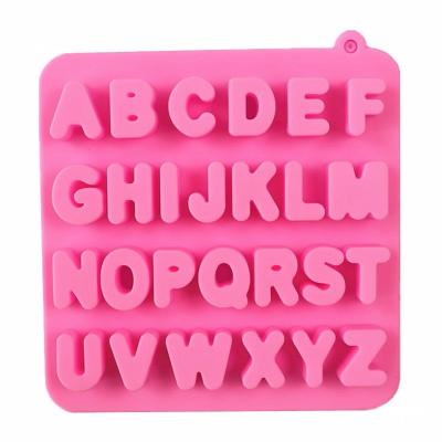 China Viable DIY Tool Silicone Mold 26 Letters Dress Flamingo Shape Cake Chocolate Mold Baking Tool for sale