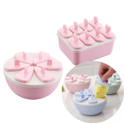 China Viable Homemade Creative Plastic Ice Cream Mold Popsicle Ice Cream Tool for sale