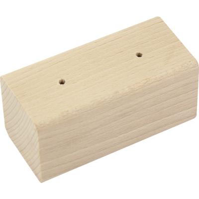 China Viable Double Holes Wooden Cake Flower Nail Decorating Nails Holder/Base for Flower Icing Making for sale