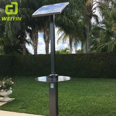 China Park Smart USB Steel Cell Phone Solar Powered Outdoor Charging Station for sale