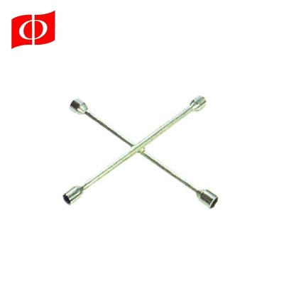 China Carbon Steel Drop Forged Wheel Spanner Tool Wrench Cross Sizes for sale