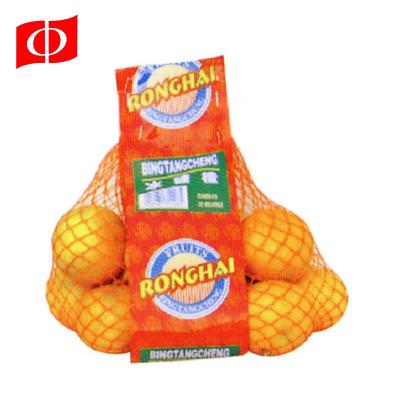 China Packing net bag recycled plastic colored plastic fruit and veg mesh bagu for sale