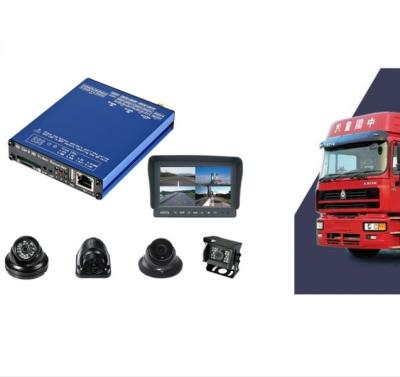 China 4G live stream GPS MDVR 4 channel AHD wide angle video audio recorder truck camera system for sale