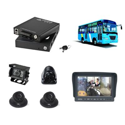 China 1080P AHD Hard Disk 12V 24V 8 channel Mobile Car DVR Recorder for sale