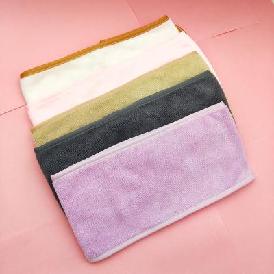 China Viable Colorful 10*7Cm Scarf For Hotel Spa Beauty Salon Women Head Wrap Towel for sale