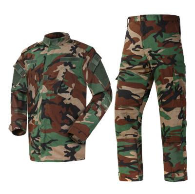 China High Quality Tear-Stop Combat Poly Military Uniform Anti-Static Military Tactical Uniform ACU/Cotton Fabric for sale