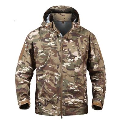 China High Quality Anti-static Camouflage Camouflage Police Outdoor Sports Men Waterproof Anorak Hardshell Suit Military Uniform Tactical Jacket for sale