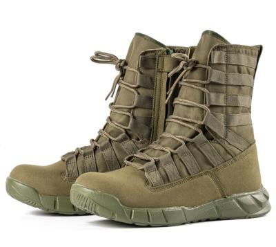 China Army Military Activity CQB.SWAT Tactical Men's Genuine Leather Leather Hike Army Boots Rejects Tactical Beige Color for sale