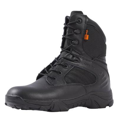 China Army Tactical Military Activity 2022 other police and military supplies outdoor side zipper army combat boots men leather trim tactical boots drop out military boots for sale