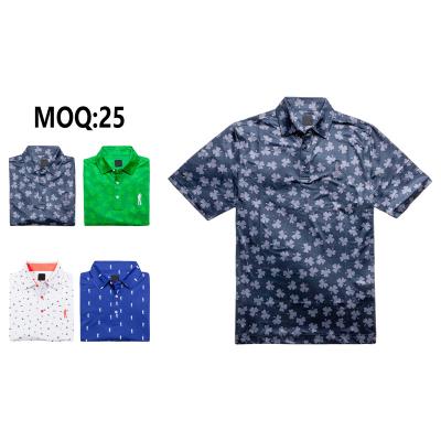 China Custom Fit Dri Shirts Price New Men's Anti-Wrinkle Fashion Clothes Retro Golf Shirts Golf Shirts Polo Shirt T-Shirt For Man for sale