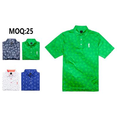 China Custom Fit Dri Shirts Price New Men's Anti-Wrinkle Fashion Clothes Retro Golf Shirts Golf Shirts Polo Shirt T-Shirt For Man for sale