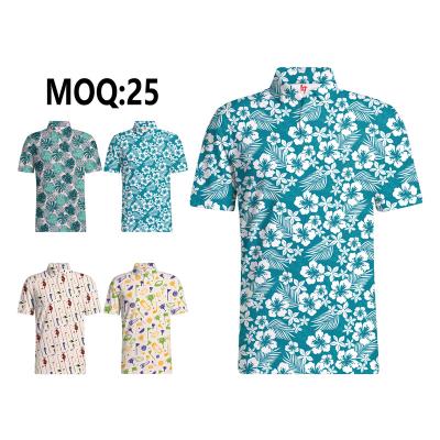 China Low Moq Sublimation Anti-wrinkle Polo Shirt Fit Dri T-shirt 2023 Polo Shirts Polyester Women Men Polo Homme For Men for sale