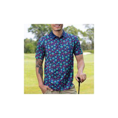 China High Quality Golf Polo Shirt Fit Dry Embroidered Anti-Wrinkle Custom Golf Polo Shirts For Men Polo Shirts 2023 Male for sale