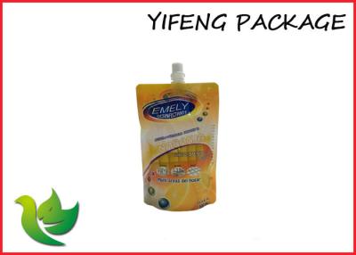 China Gravure Printing Juice Pouch Bag Spouted Pouches Food Garde for sale