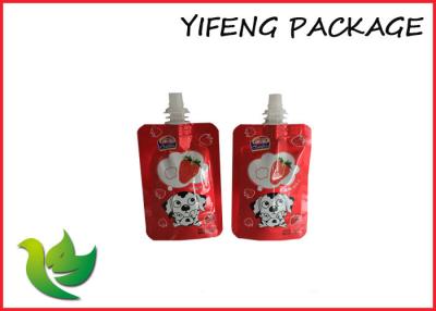 China Customize 100g Jelly Top Spout Pouch Packaging Resealable Aluminum Foil for sale