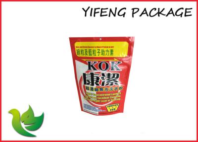 China Bolsos estables del paquete de Doy del detergente de la prueba de aceite PE con el escudete inferior en venta