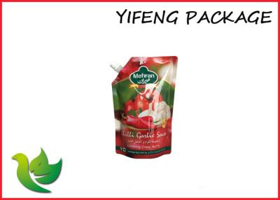 China Standing Mylar Liquid Bags With Spout , Recycled Gravures Printing for sale