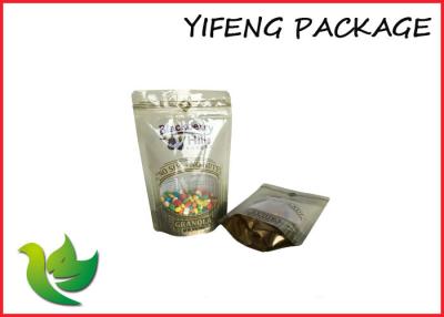 China Custom Printing White Zip Lock Plastic Bags With Transparent Window for sale