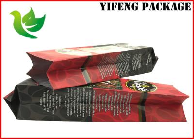 China Gravures Printing Side Gusset Pouch For Coffee Packing , Laminated Material for sale