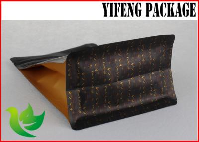 China Customized Flat Bottom Pouch Oil Proof For Coffee Bean Packing / Food Grade for sale