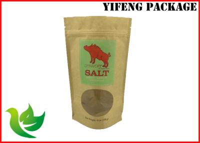 China Stand Up Ziplock Bags For Nuts With Kraft Paper Meterial , Free Sample for sale