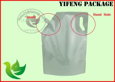 China NY / LLDPE Stand Up Pouch With Spout Packaging , Plastic Packaging Bags for sale