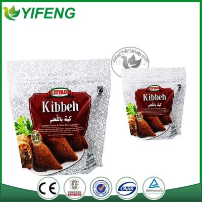 China Heat Seal Food Packaging Bags , Flat Bottom Custom Printed Stand Up Pouch Bags for sale