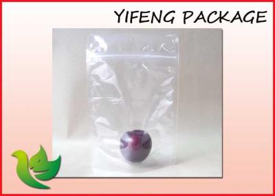 China Custom Printed Plastic Resealable Bags Transparent Ziplock Stand Up Pouch for sale